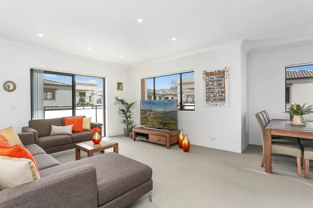 Stunning oversized apartment on the top level of a modern security complex.
