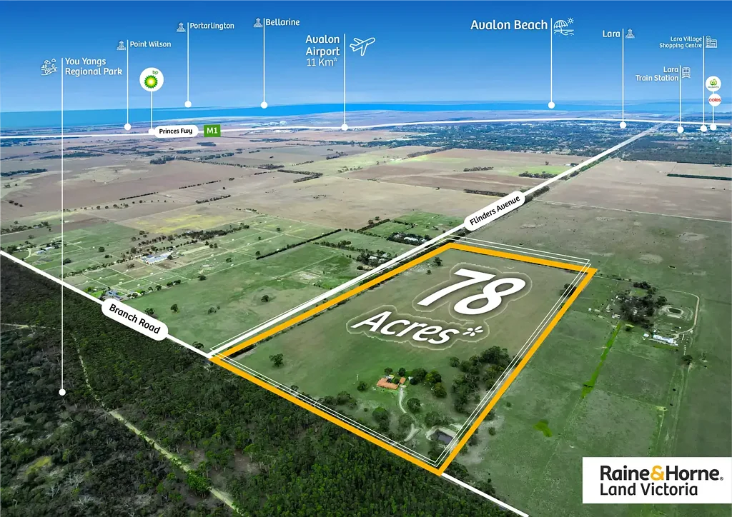 Lara 4Zimmer Invest in 78 Acres* Near Avalon Airport & Growth Corridor.