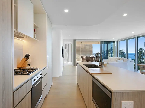 Burleigh Heads 3 Bedroom Exclusive Residential Only Living On The Burleigh Beachfront 'Augusta' By Mosaic.