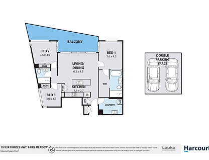 19/124 Princes Highway, Fairy Meadow, NSW 2519, 3 Bedrooms, 2 Bathrooms, Apartment