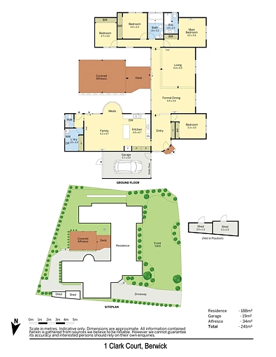 1 Clark Court, Berwick, VIC 3806, 4 રૂમ, 2 બાથરૂમ, House