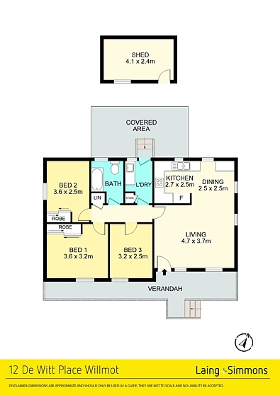 12 De Witt Place, Willmot, NSW 2770, 3房, 1浴, House