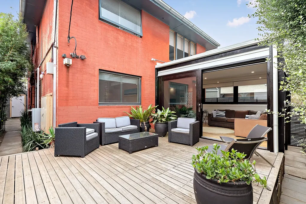 One Bedroom Plus Study, Lock Up Garage & Massive Out Door Deck Area - Rare Find