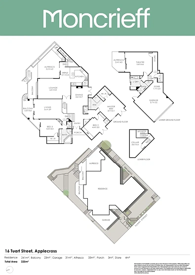 16 Tuart Street, Applecross, WA 6153, 3 slaapkamers, 3 badkamers, House
