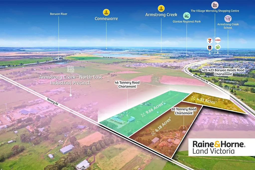 Charlemont Premium 20.16 Acres Landholding with Dual Road Frontage ( Armstrong Creek North East Industrial Precinct)