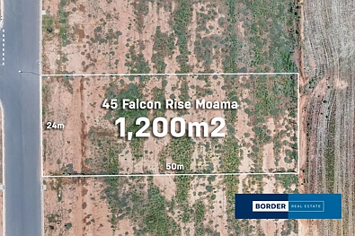 Moama Location, size and titled