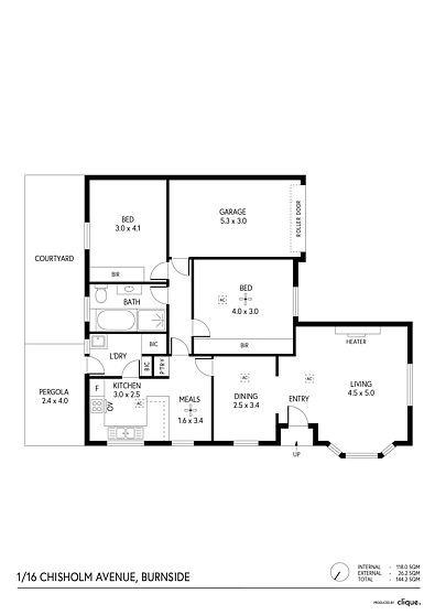 1/16 Chisholm Avenue, Burnside, SA 5066, 2 slaapkamers, 1 badkamers, Unit