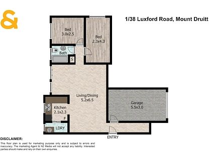 1/38 Luxford Road, Mount Druitt, Outer Western Sydney, 2 phòng ngủ, 1 phòng tắm, Apartment