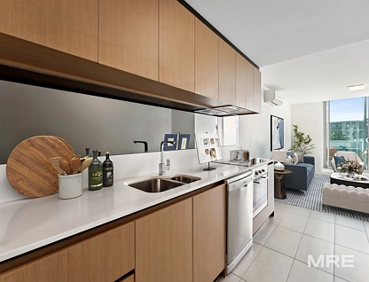 412/15 Clifton Street, Prahran, Inner East Melbourne, 1 રૂમ, 1 બાથરૂમ, Apartment