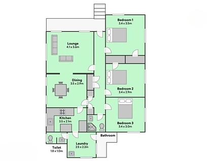 79C Russell Road, Manurewa, Manukau City, 3 ਕਮਰੇ, 1 ਬਾਥਰੂਮ, House