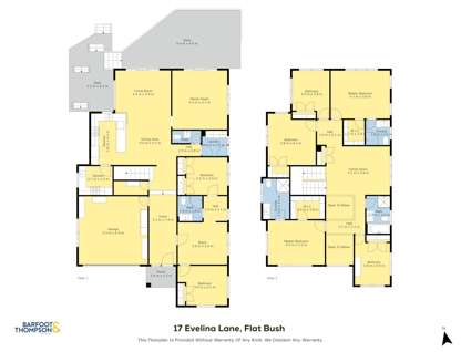 17 Evelina Lane, Flat Bush, Manukau City, Auckland, 7部屋, 4バスルーム, House