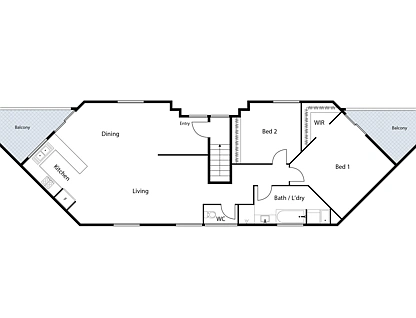 13/143 Port Jackson Circuit, Phillip, Woden Valley District, 2 कमरे, 1 बाथरूम, Apartment