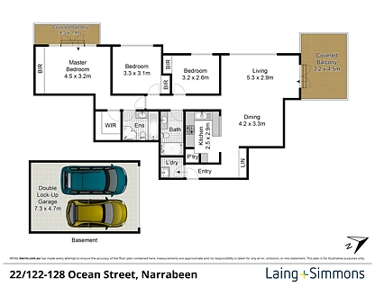 22/122-128 Ocean Street, Narrabeen, Northern Beaches, 3房, 2浴, Apartment