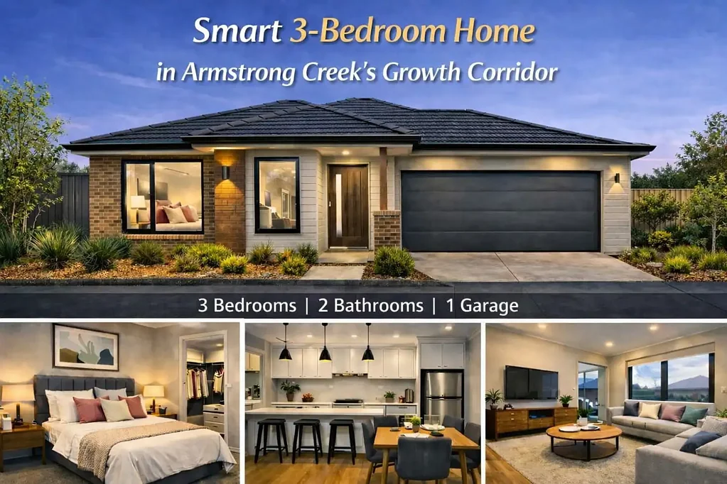 Armstrong Creek 3 Slaapkamer Smart 3‑Bedroom Home in Armstrong Creek’s Growth Corridor