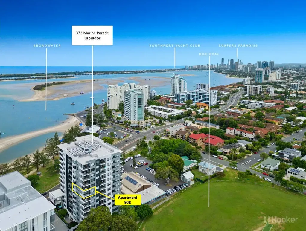 908/372 Marine Parade, Labrador, QLD 4215
