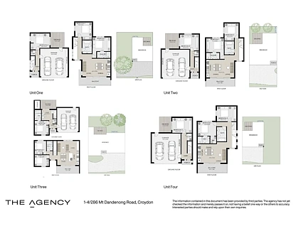 1-4/286 Mt Dandenong Road, Croydon, East Melbourne, 3 ਕਮਰੇ, 2 ਬਾਥਰੂਮ, Townhouse