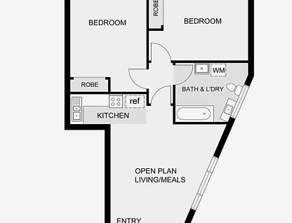 5/14 Percy Street, St Albans, North West Melbourne, 2房, 1浴, Apartment