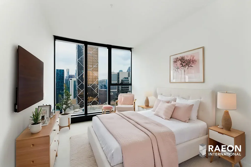 Melbourne 2房 Fender Katsalidis设计 两卧两卫 城市景观 CBD核心 顶级度假村设施 礼宾服务 Refined City Luxury in the Prestigious Queens Place