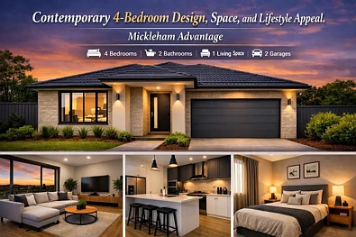 Mickleham 4 Bedroom Contemporary 4‑Bedroom Design, Space, and Lifestyle Appeal. Mickleham Advantage