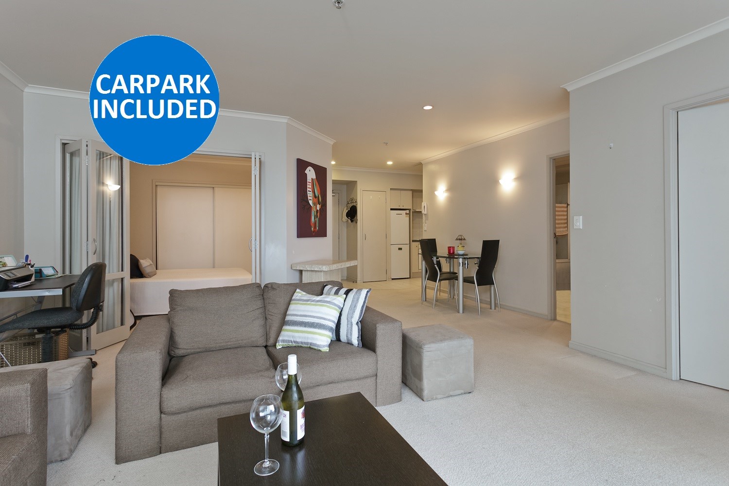 8c/1 Emily Place, Auckland Central, Auckland, 2 Bedrooms, 1 Bathrooms