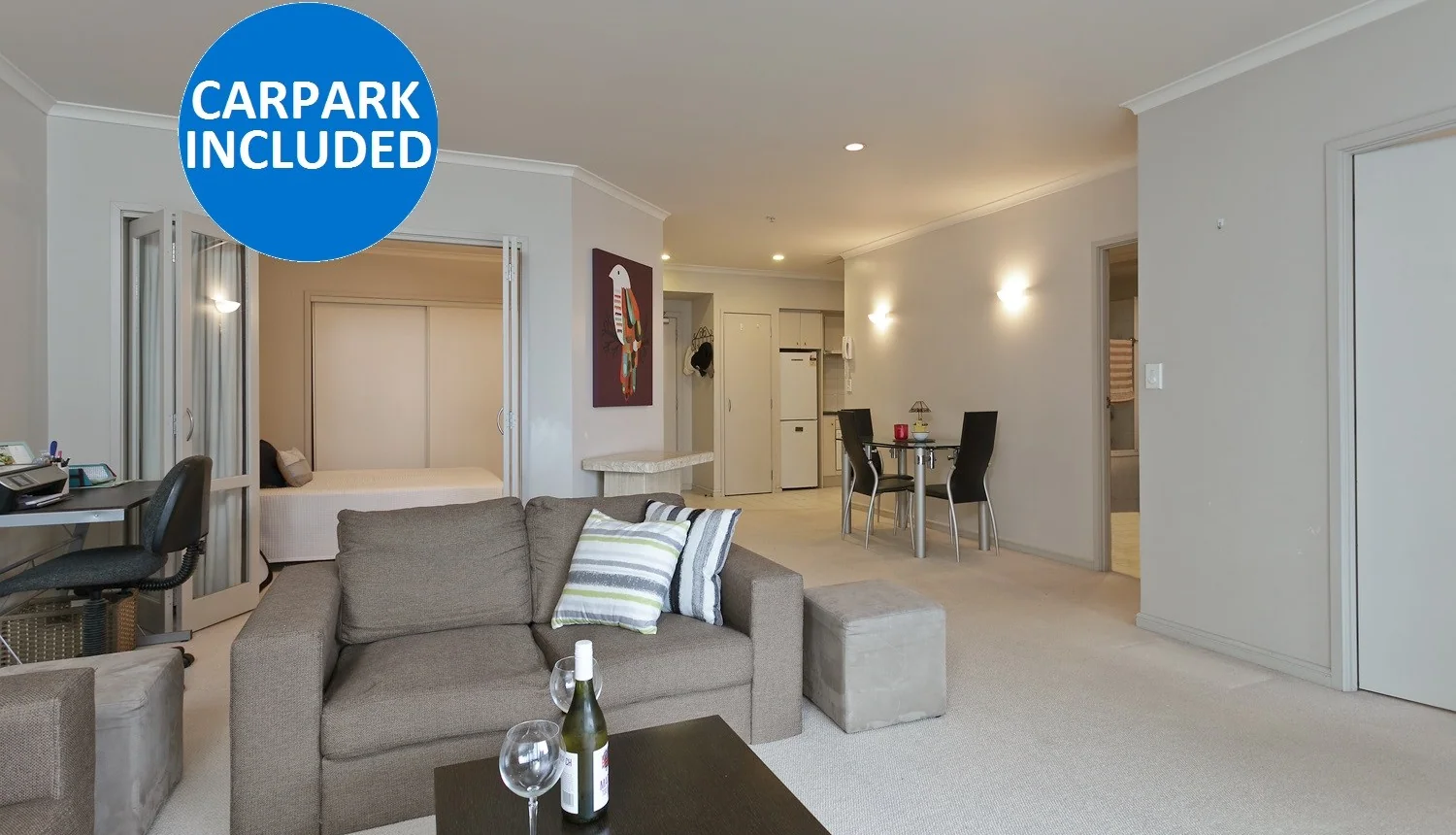 8c/1 Emily Place, Auckland Central, Auckland City, 2房, 1浴
