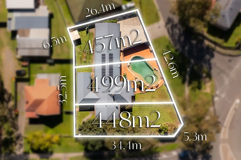 Carindale 6 Bedroom DA Approved Site – Create 3 Lots on 1,403sqm
