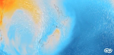 风、雨、雷暴即将登场，强热带气旋正在接近新西兰
