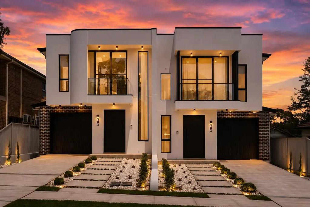 South Wentworthville 5房 全新豪华双拼别墅 Brand New Luxury Duplex