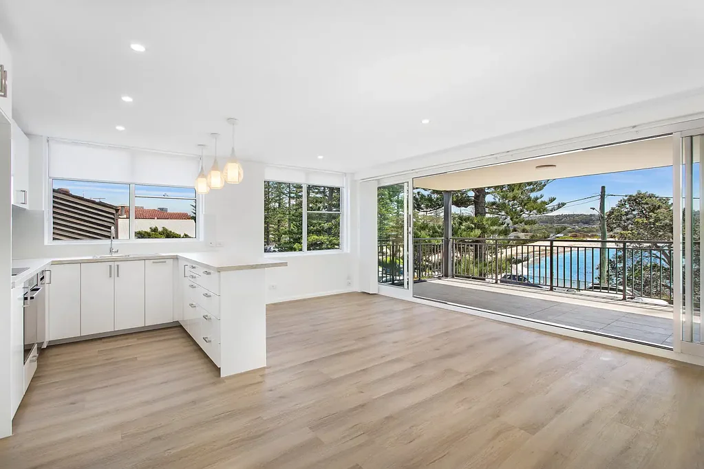 Renovated Beachside Base With Ocean Views.