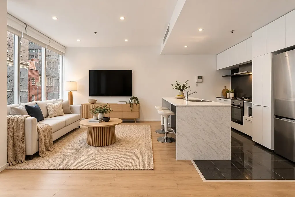 Melbourne 2कमरा Spacious City Living in a Peaceful Flagstaff Precinct