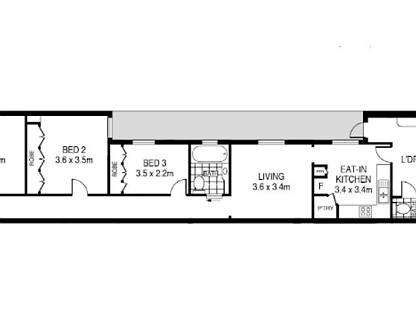 86 Baptist Street, Redfern, Sydney CBD, 3房, 2浴, House