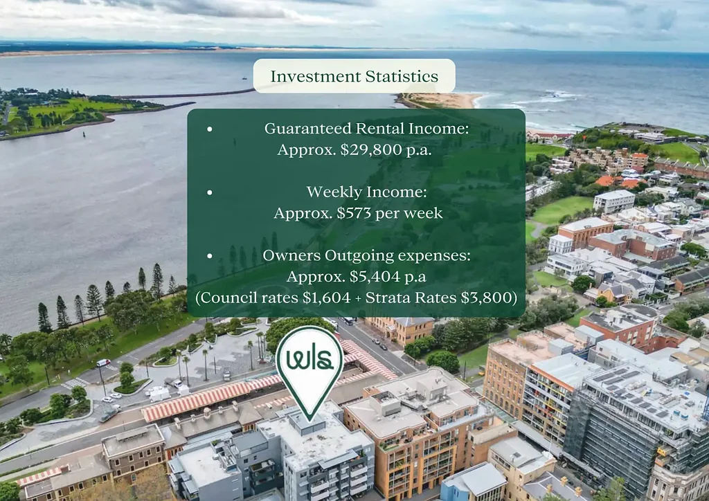 Newcastle 1 Bedroom Put simply, Set-and-Forget Investment in Newcastle