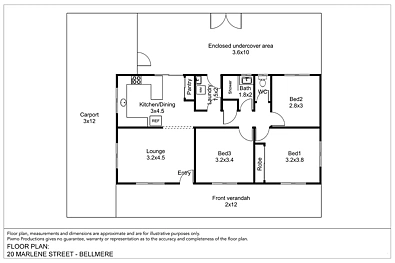 20 Marlene Street, Bellmere, QLD 4510, 3房, 1浴, House
