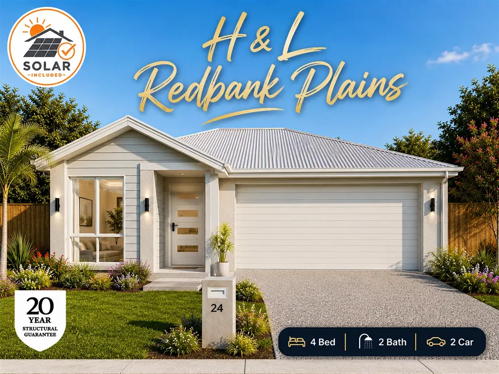 Redbank Plains 4कमरा Brand New House and Land Opportunity in Redbank Plains