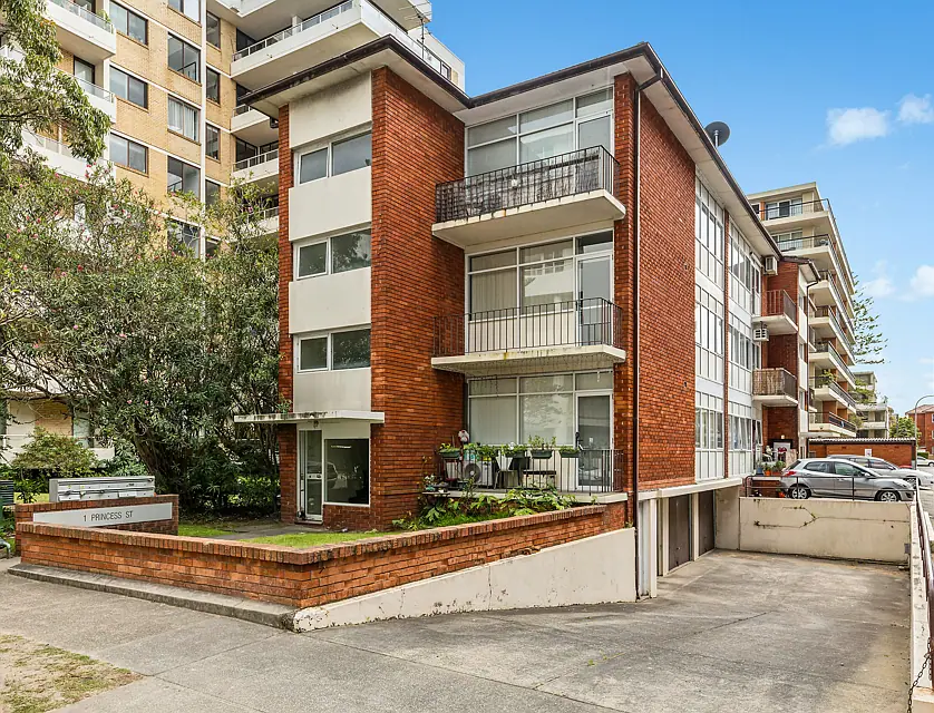9/1 Princess Street, Brighton-Le-Sands, St George, 2 habitaciones, 1 baños, Apartment