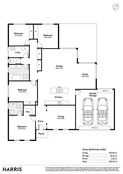 Plano ng Bahay - Address Withheld, Burton, SA 5110