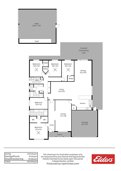 Plano ng Bahay - 2 Needlebush Street, Whyalla Stuart, SA 5608