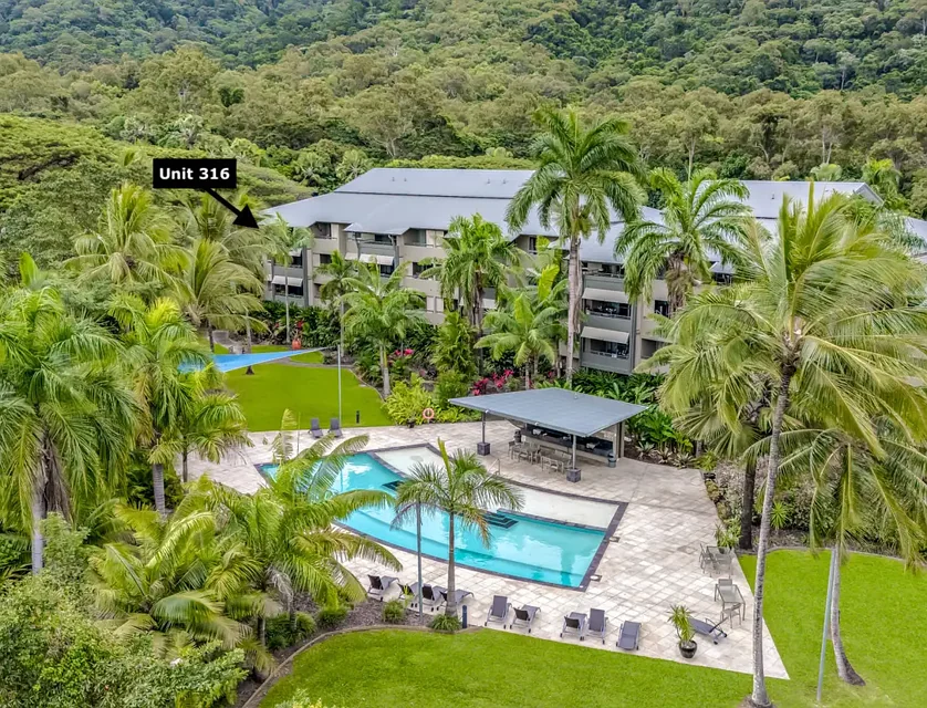 316/57-65 Paradise Palms Drive, Kewarra Beach, Cairns, 2 Kuwarto, 2 Banyo, Apartment