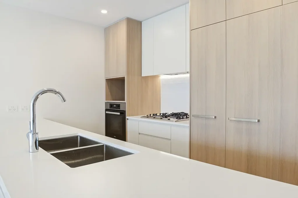 Stylish two bedroom + study in the sought-after Maison Building