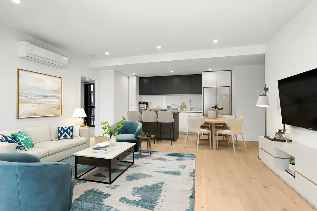 Richmond 3Kwarto Contemporary 3-Bed Apartment with 2 Car Spaces in Boutique Block