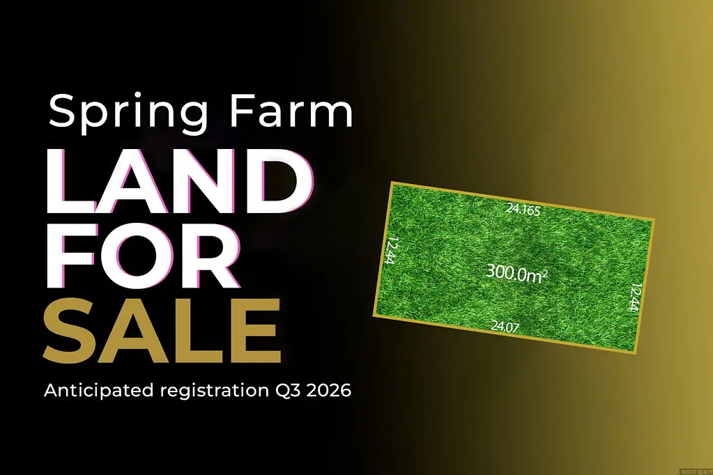 Spring Farm Exclusive Land Opportunity in Spring Farm - Registration anticipated Q3 2026