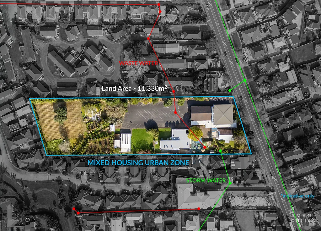 Mangere East 3ਬੈੱਡਰੂਮ Prime 11,330sqm Development Site - Urban Zone