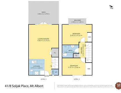 41/8 Soljak Place, Mount Albert, Auckland City, 2房, 1浴, Unit