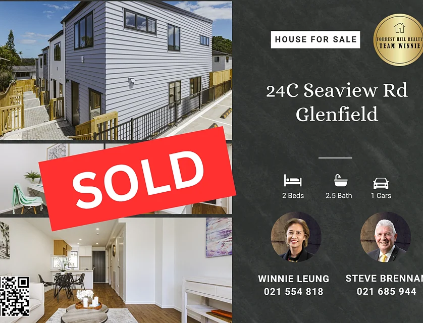 24C Seaview Road, Glenfield, North Shore City, 2 ਕਮਰੇ, 1 ਬਾਥਰੂਮ, House