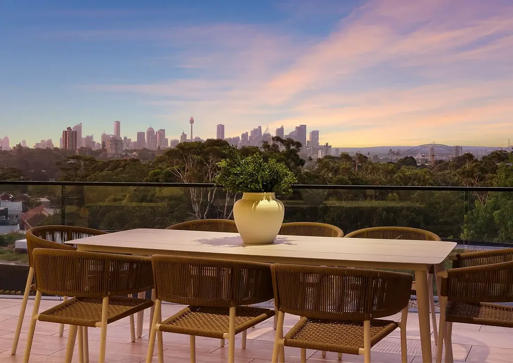 Brand New Apartment With Treetop Backdrop To City Skyline and Harbour Bridge