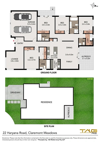 地址保密, Claremont Meadows, NSW 2747, 4房, 3浴, House