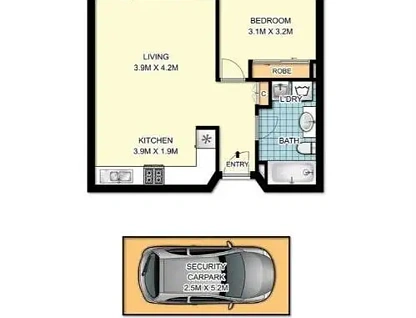 9705/177-219 Mitchell Road, Erskineville, Inner West, 1 कमरे, 1 बाथरूम, Apartment
