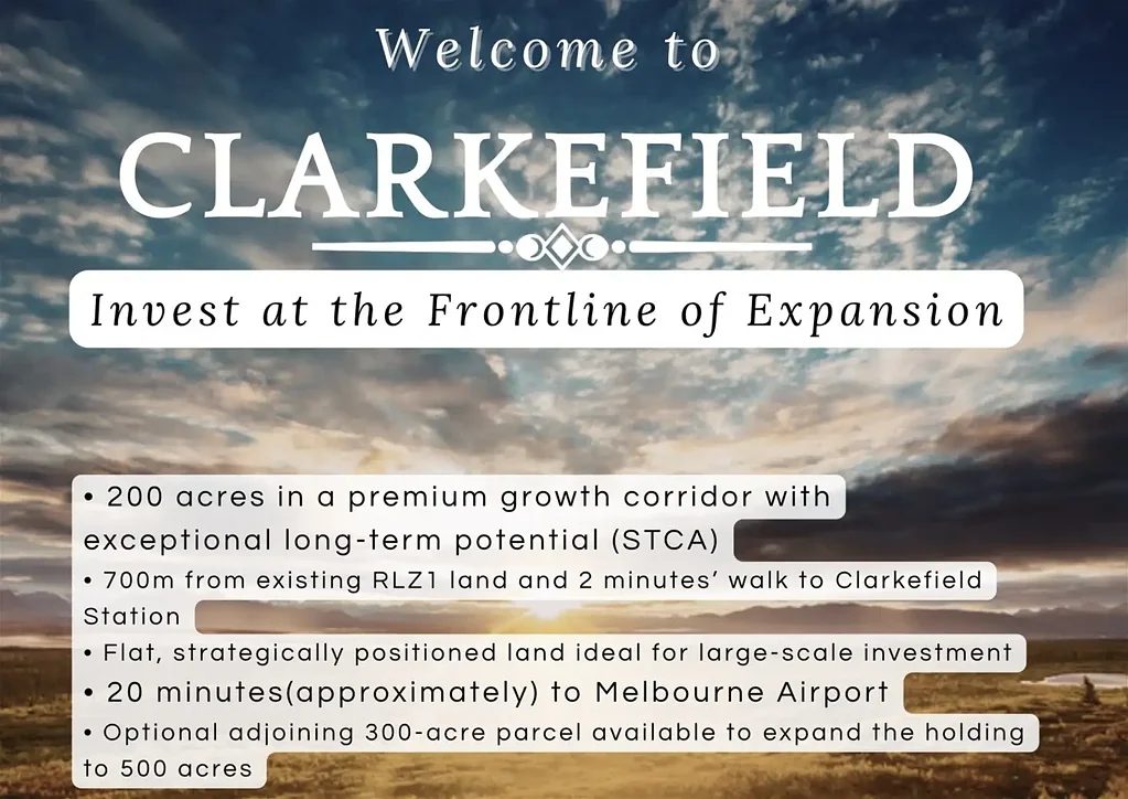 Clarkefield  500 Acres Minutes from Rail and Melbourne's Northern Growth Front