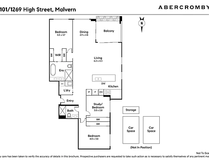 101/1269 High Street, Malvern, VIC 3144, 3房, 2浴, Apartment