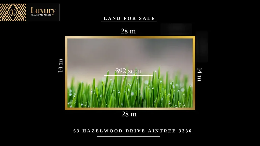 Aintree Woodlea 优质392平方米已注册土地，拥有14米临街面 Premium 392m² Titled Land with 14m Frontage in Woodlea